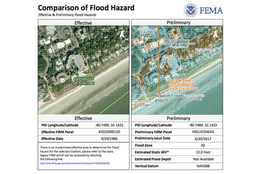 FEMA Preliminary Map Comparison Tool