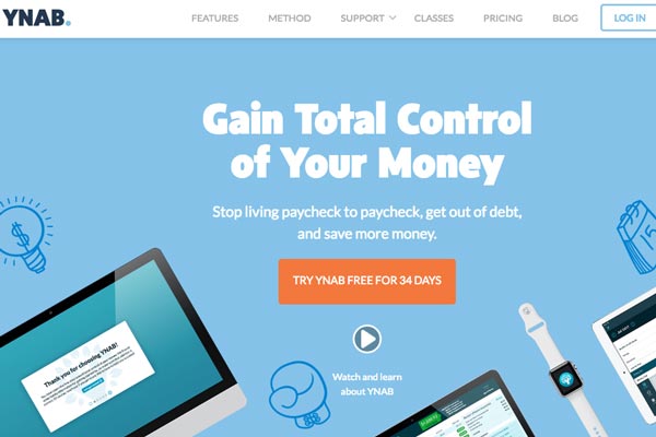YNAB - You Need A Budget Software (screenshot)